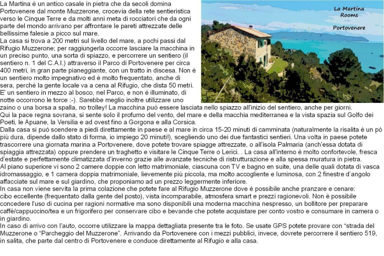 La Martina Portovenere Trekking Cottage Πόρτο Βένερε Εξωτερικό φωτογραφία